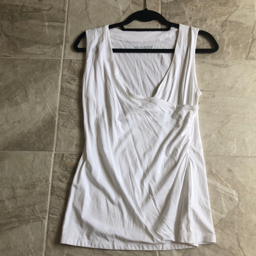 Soft Surroundings Shapely Surplice tank top